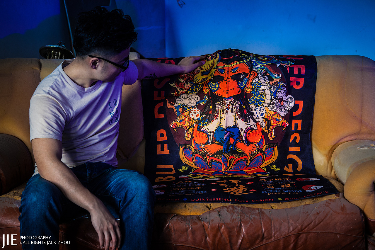 不二手造设计师品牌创作·国潮暖帘·天生一对（图ZMTEwNjkwMDc2） - 品牌 - 站酷设计师不二手造原创素材 - 站酷ZCOOL