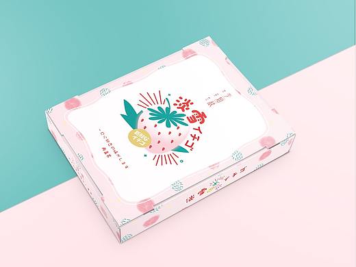淡雪草莓包装设计