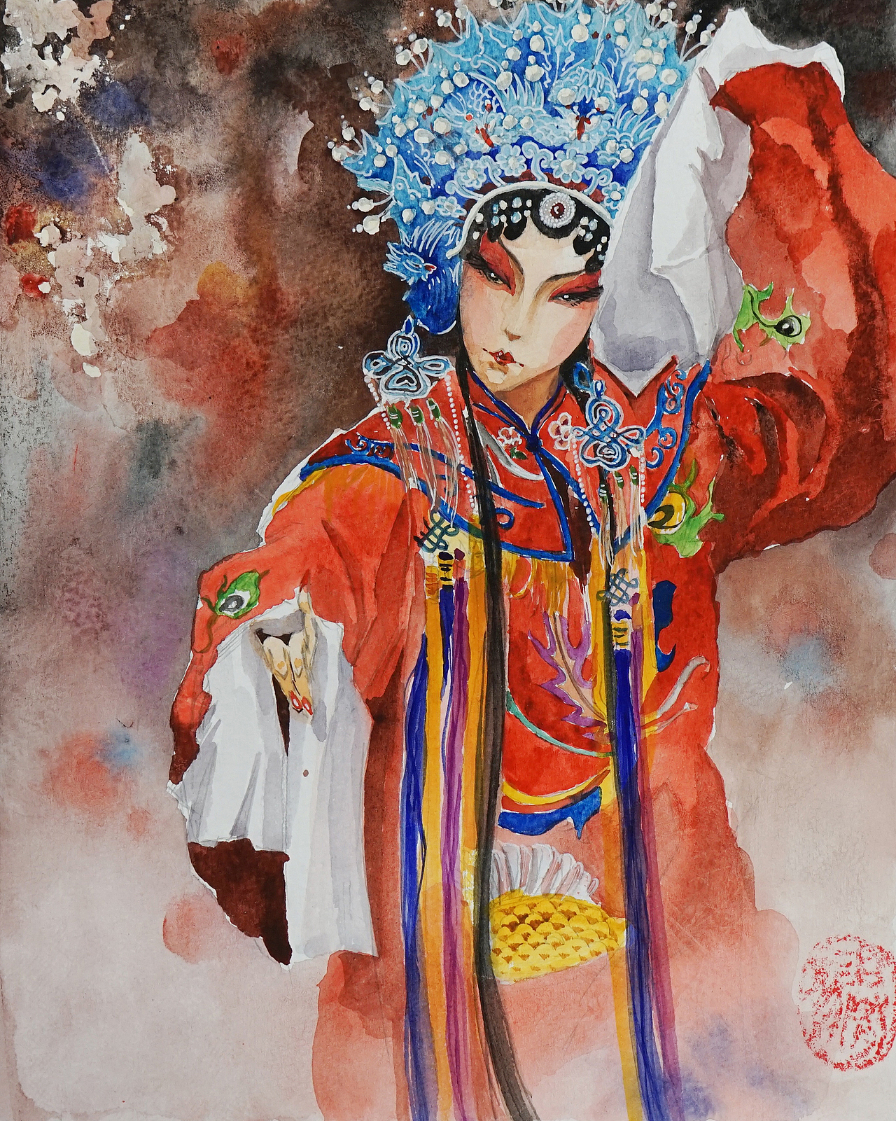 宫墙柳|插画|创作习作|yoko0624_原创作品-站酷zcool