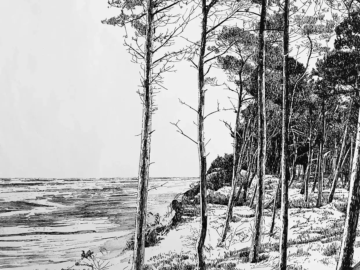 钢笔画作品欣赏|插画|艺术插画|马国斌钢笔画 - 原创作品 - 站酷