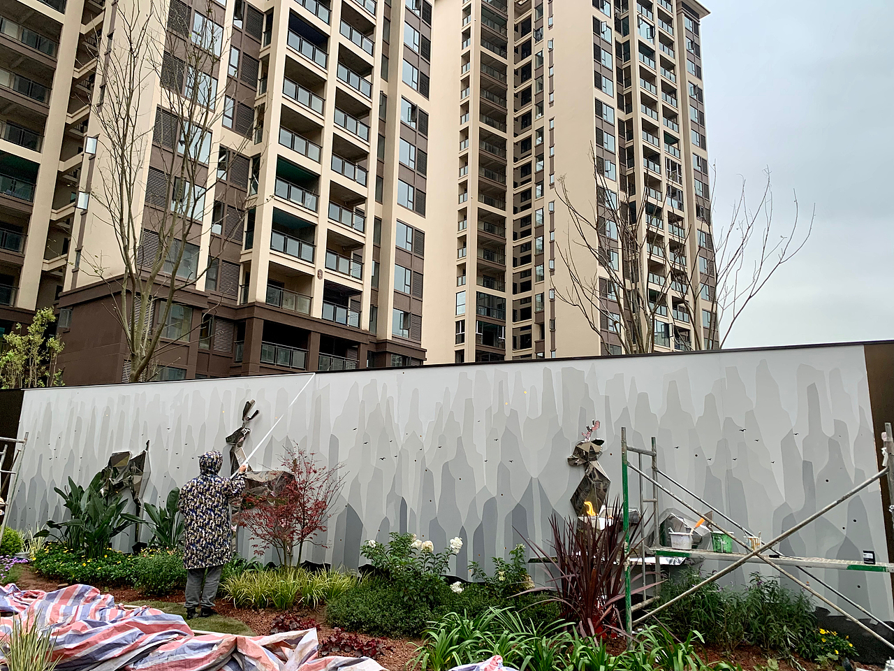 工装设计+手绘壁画相结合|墙绘、彩绘