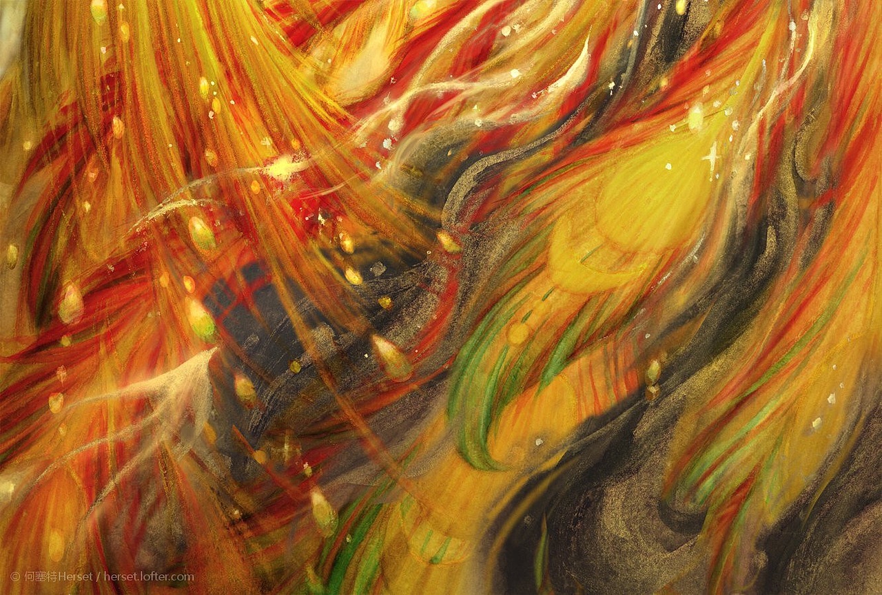 新国画 |《太古妖皇诀》游戏手绘水墨画国风主视觉海报