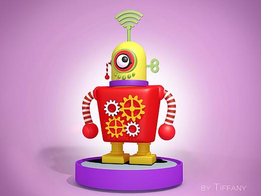 機器人（個人主頁-ZMjU5MjMxODg=） - IP形象 - 站酷設(shè)計師TIFFANY蝸牛原創(chuàng)素材 - 站酷ZCOOL