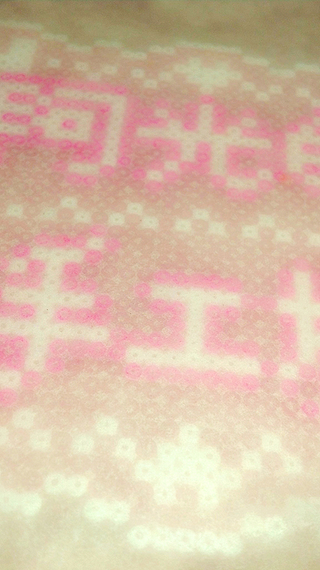 为了牢固,可以再熨一下下,差不多就是这个效果啦~