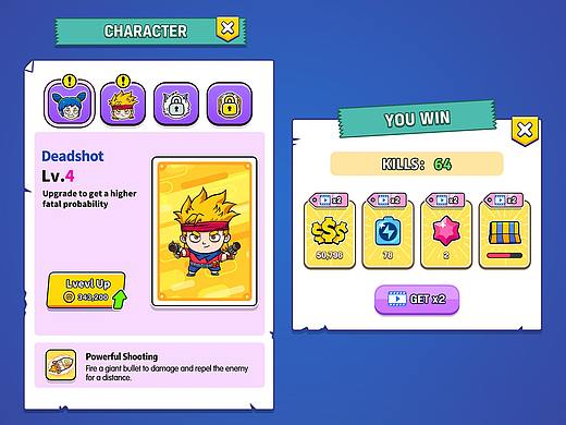 僵尸小游戏ui POCKET ZOMBIE UI