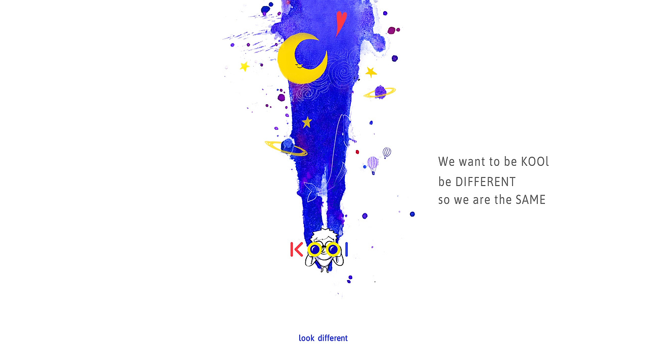 KOOl,look different(图ZNjU4MTg2MDA=) - 品牌 - 站酷设计师01设计原创素材 - 站酷ZCOOL
