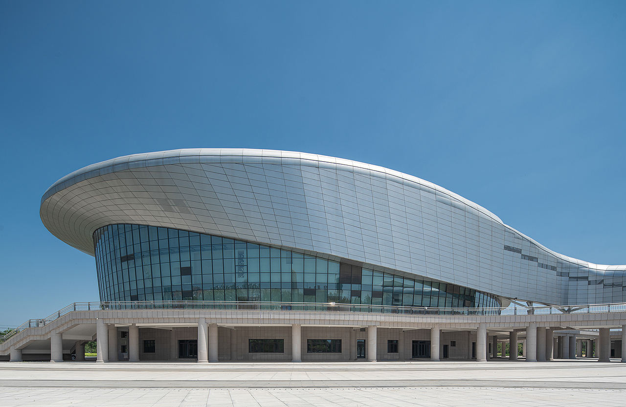 阜城县奥林匹克体育中心（图ZMjE4MTM5NjE2） - 环境/建筑摄影 - 站酷设计师景雄建筑摄影原创素材 - 站酷ZCOOL