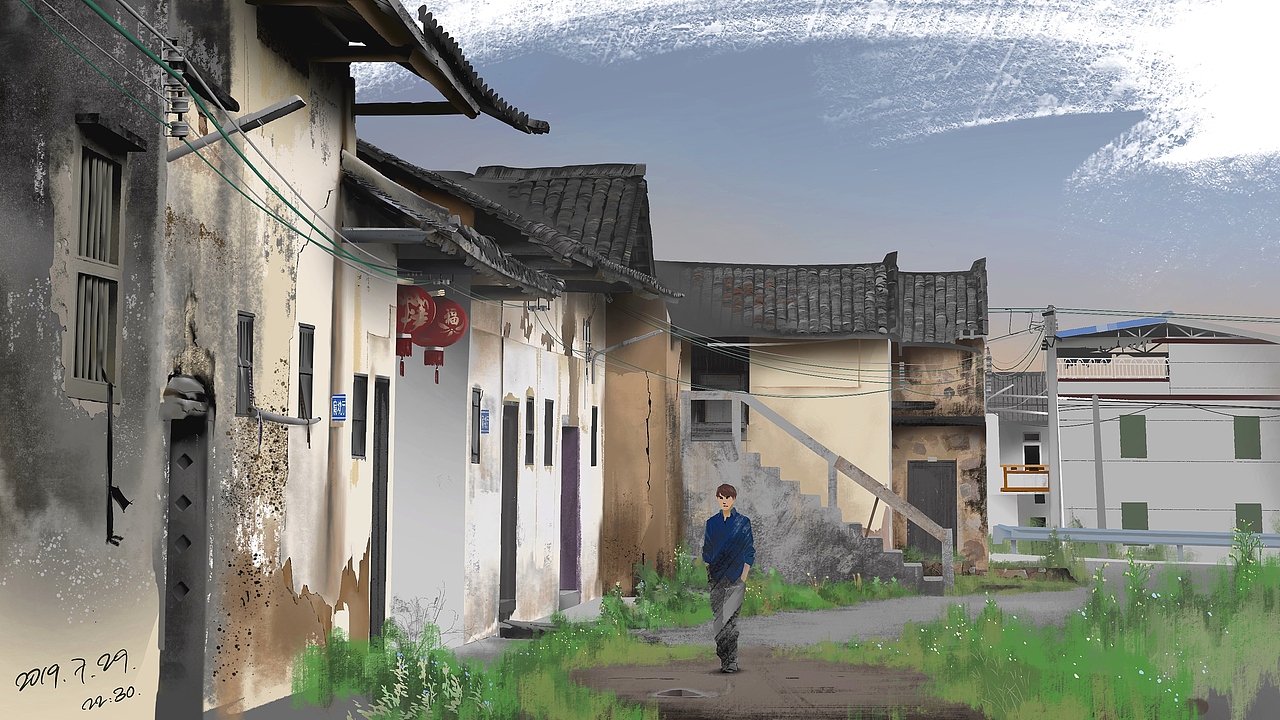 CG场景绘制（图ZMTY5NTE0OTQ0） - 创作习作 - 站酷设计师自然笔触原创素材 - 站酷ZCOOL