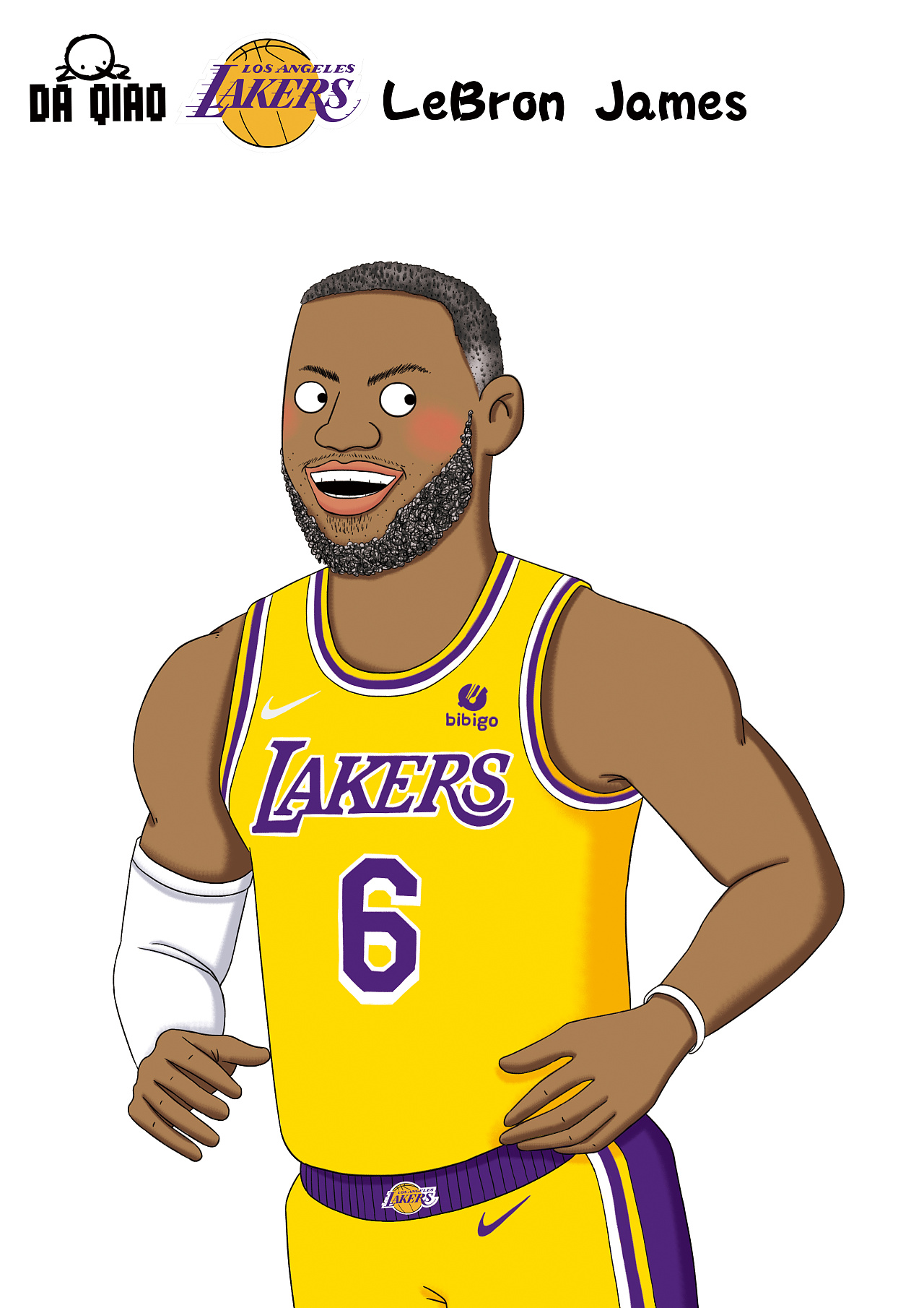 nba詹姆斯|插画|商业插画|工匠大桥 - 原创作品 - 站酷 (zcool)