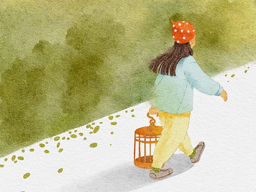 空鸟笼（个人主页-ZNjQ4OTE5Mjg=） - 创作习作 - 站酷设计师张菡芝原创素材 - 站酷ZCOOL