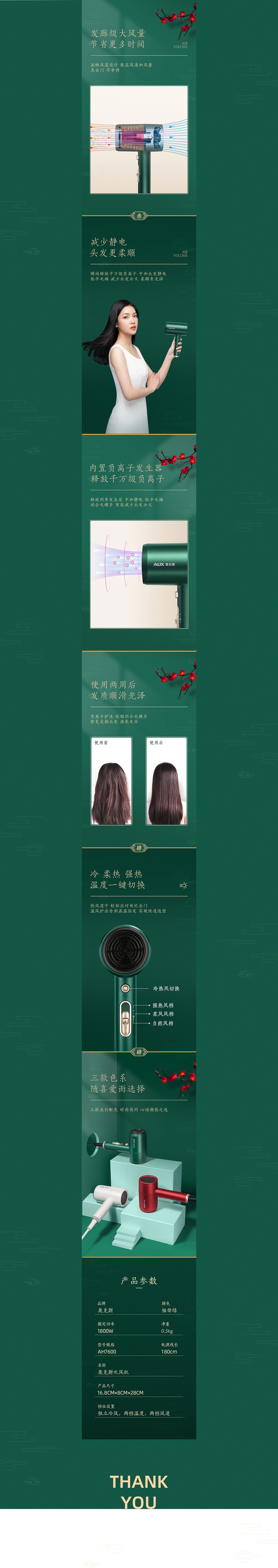 吹风机详情页策划分享