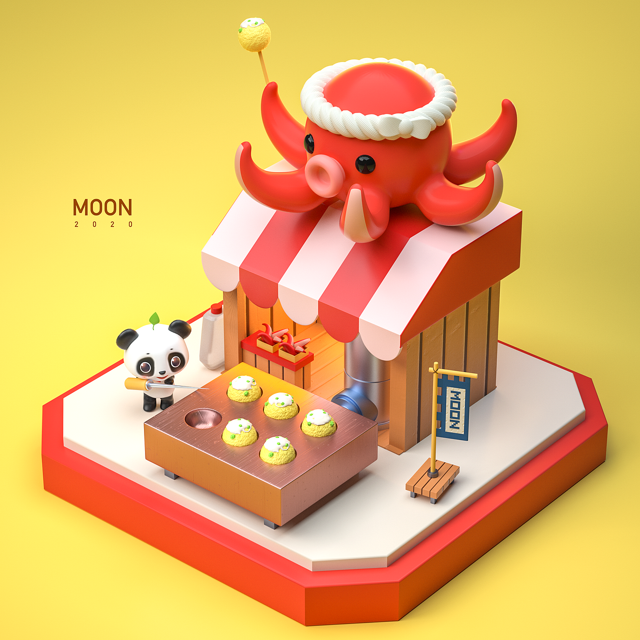2020-C4D作品集(图ZMjQyNjEwNjgw) - 其他三维 - 站酷设计师0o水月o0原创素材 - 站酷ZCOOL