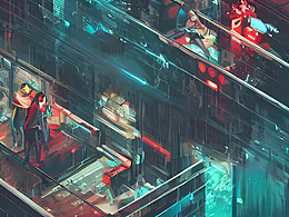 #AI創(chuàng)作實驗室#情侶依偎在湖邊