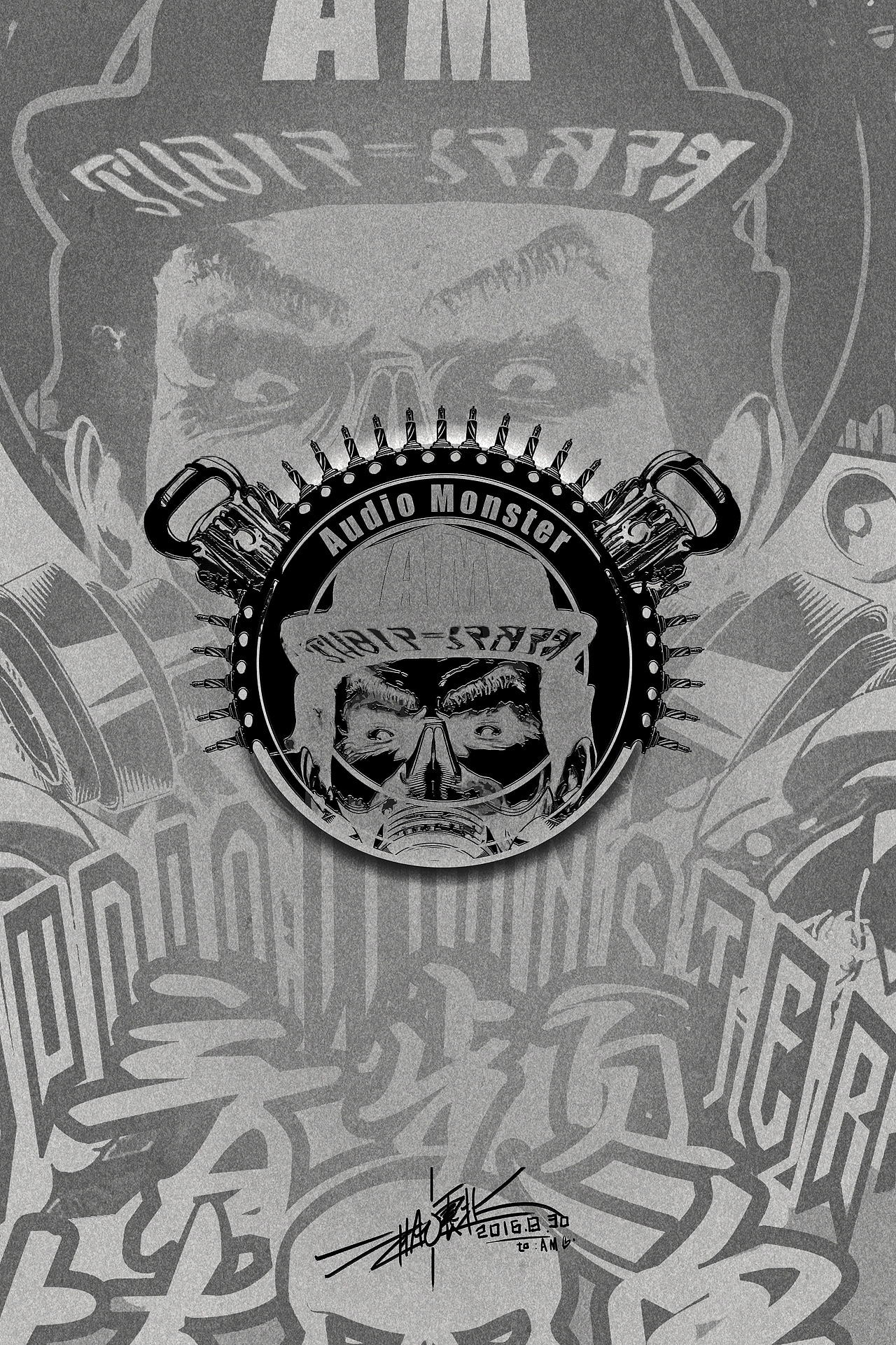 乐队logo设计赵震北