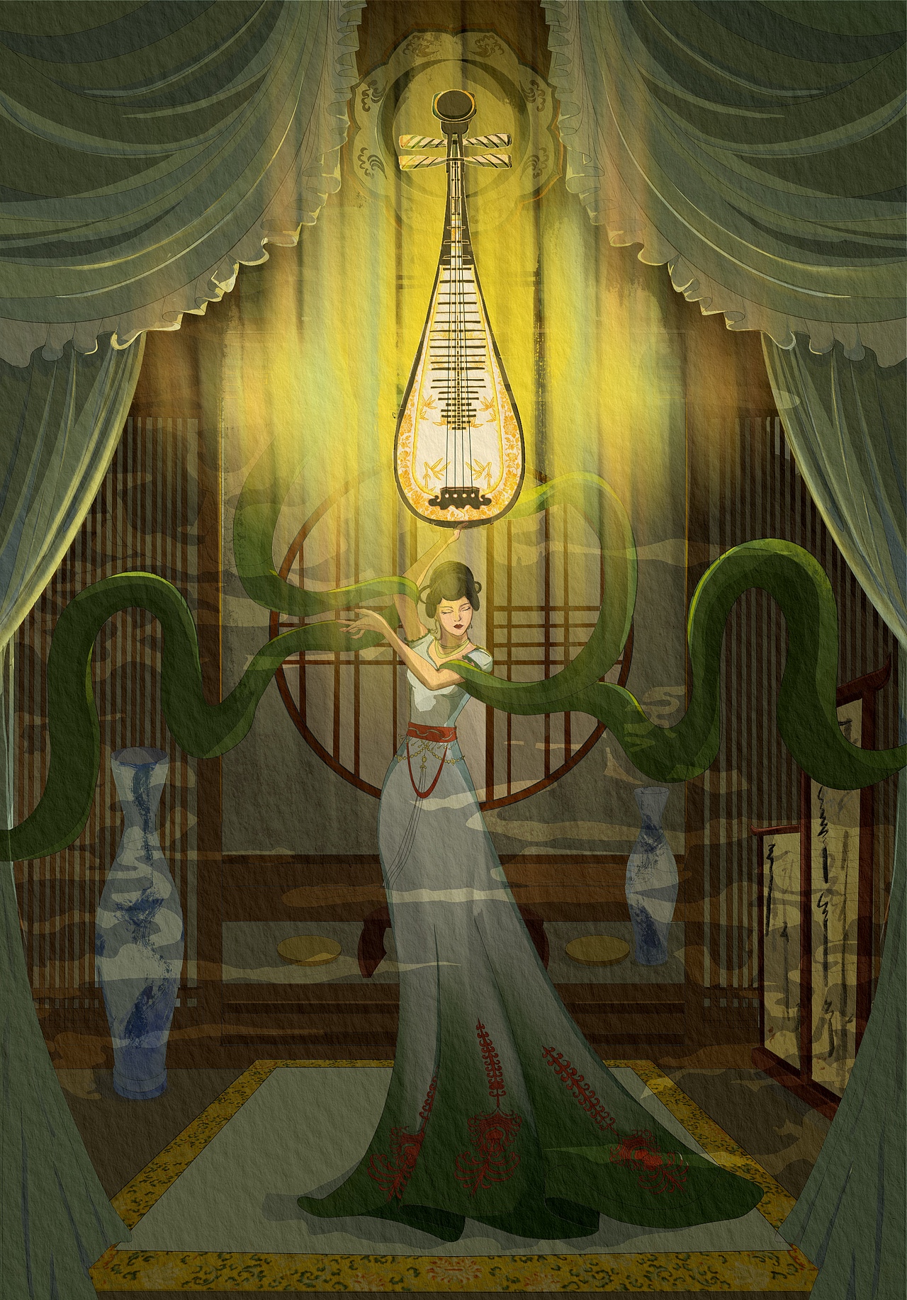 《东方神赋》主题插画创作