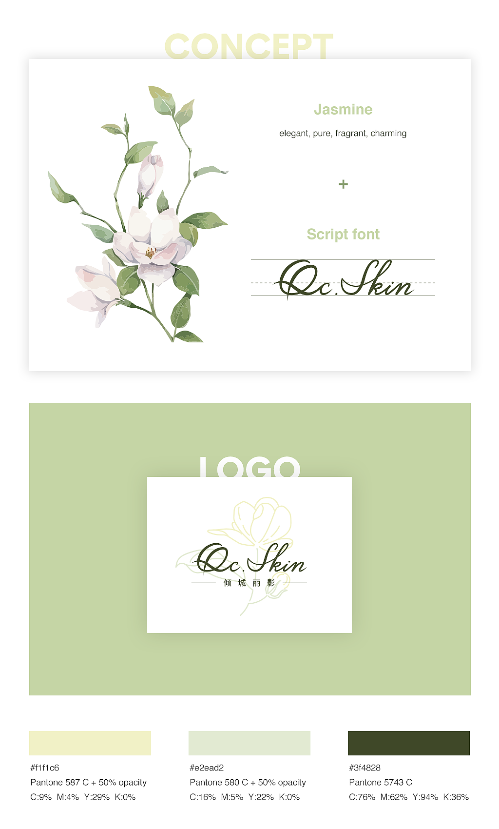 美容中心LOGO设计（图ZMTE5MDA3NTg4） - Logo - 站酷设计师Gaia_pang原创素材 - 站酷ZCOOL