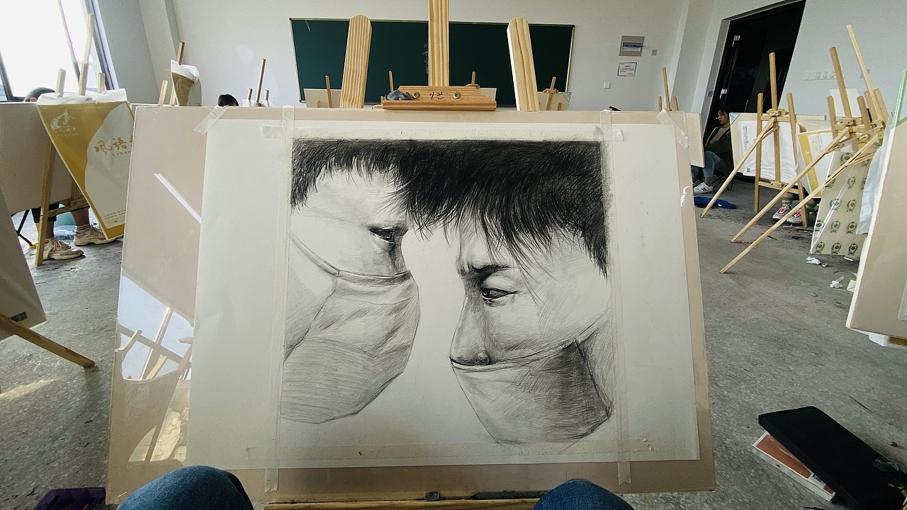 疫情当下（图ZMjM2NDU5NjM2） - 艺术插画 - 站酷设计师萌城萌萌哒少年原创素材 - 站酷ZCOOL