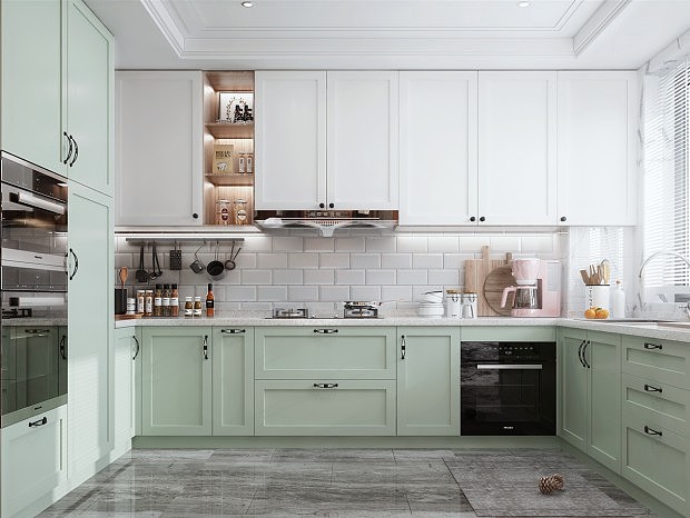 北欧风格厨房效果图