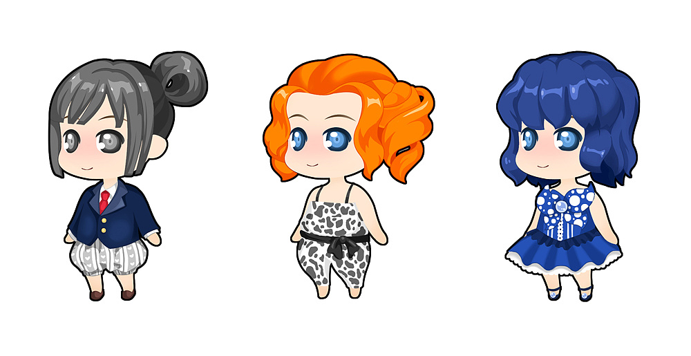 换衣小游戏|其他|独立游戏|Maggie_wang - 原创