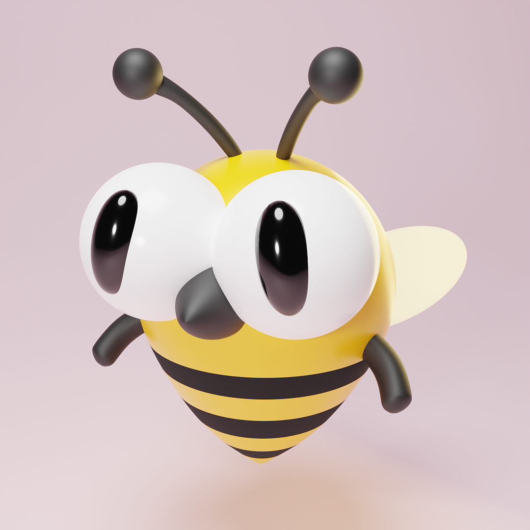 3D蜜蜂形象IP（图ZMjk1OTYwNDY4） - 人物/生物 - 站酷设计师Journey1999原创素材 - 站酷ZCOOL