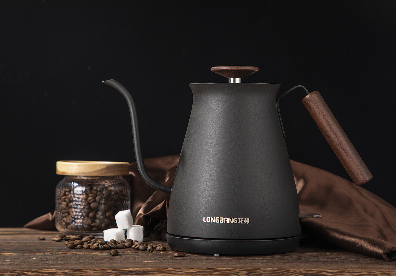 龙邦手冲咖啡壶场景拍摄