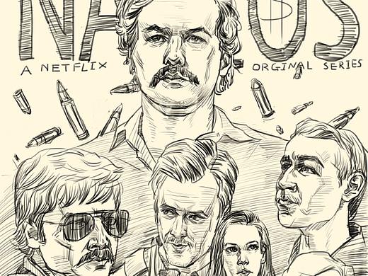 《毒枭》插画海报