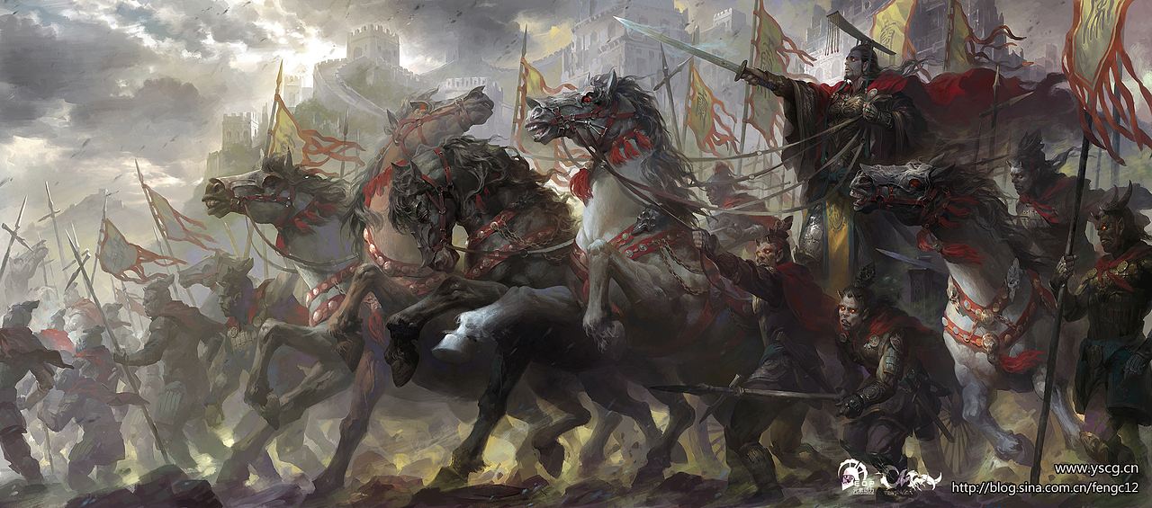 元素动力冯伟新作-秦始皇（图ZMjI2MTkyMDA=） - 商业插画 - 站酷设计师fengweic12原创素材 - 站酷ZCOOL