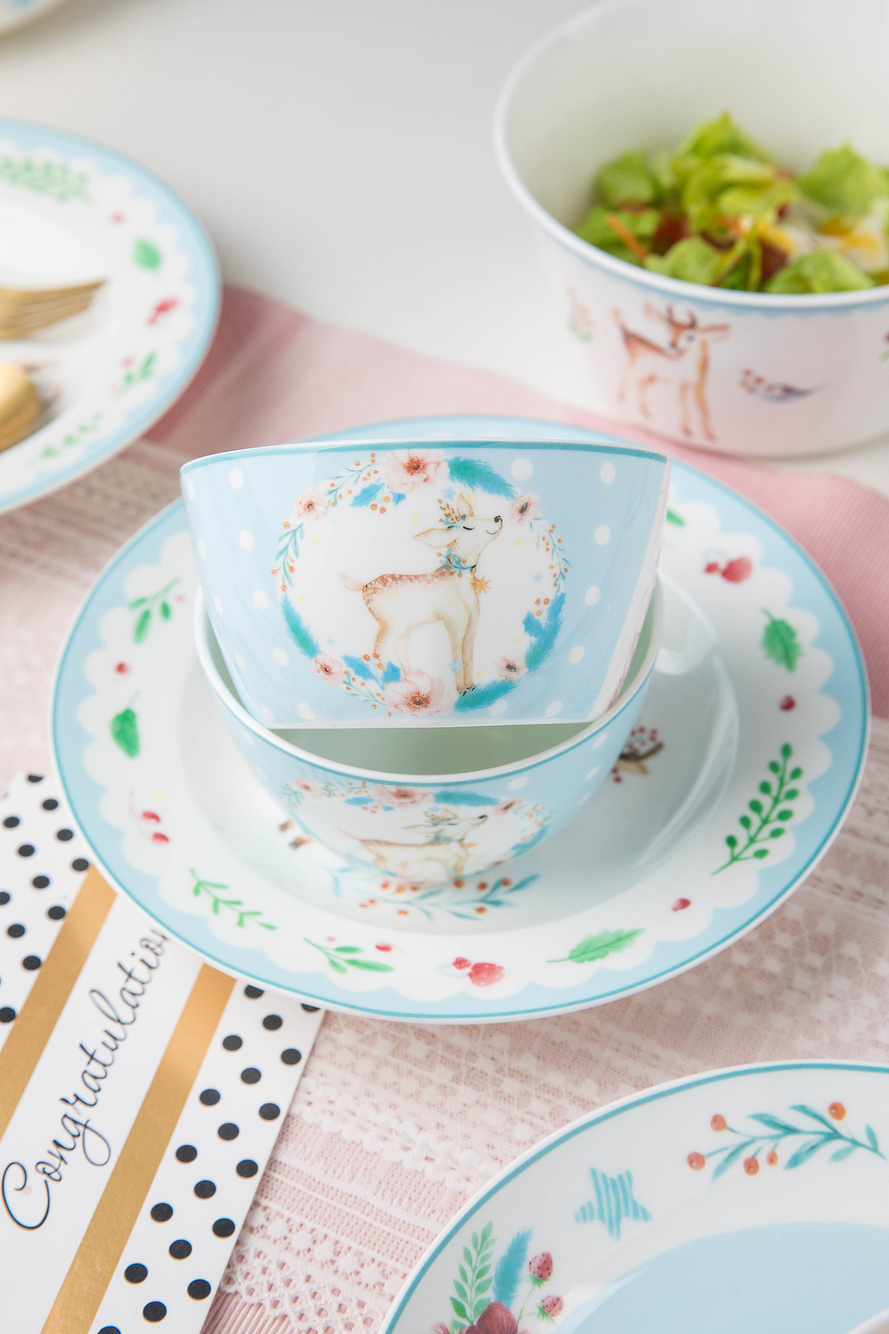 原创手绘设计餐具~ins风~小清新