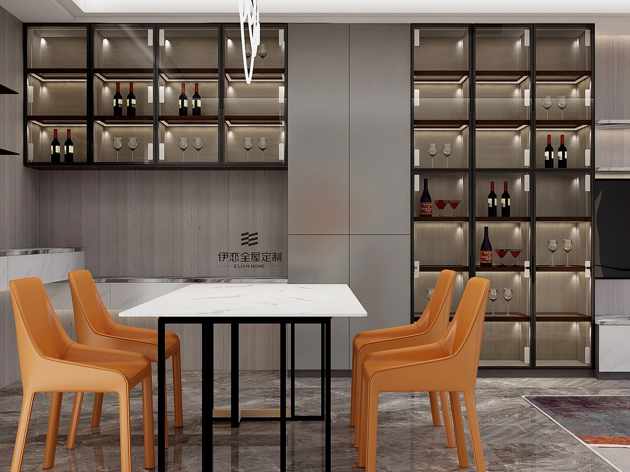 伊念全屋参赛设计稿（图ZMjU0MzM1Njky） - 家装设计 - 站酷设计师斯之如狂原创素材 - 站酷ZCOOL