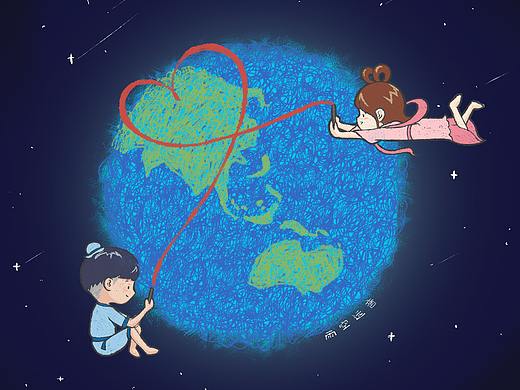 七夕快乐（个人主页-ZMzgxOTkzNjQ=） - 创作习作 - 站酷设计师雨空_远音原创素材 - 站酷ZCOOL