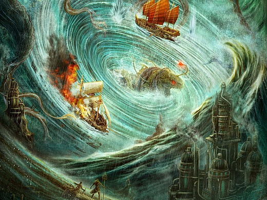 电影《大航海王：乘风破浪》概念海报