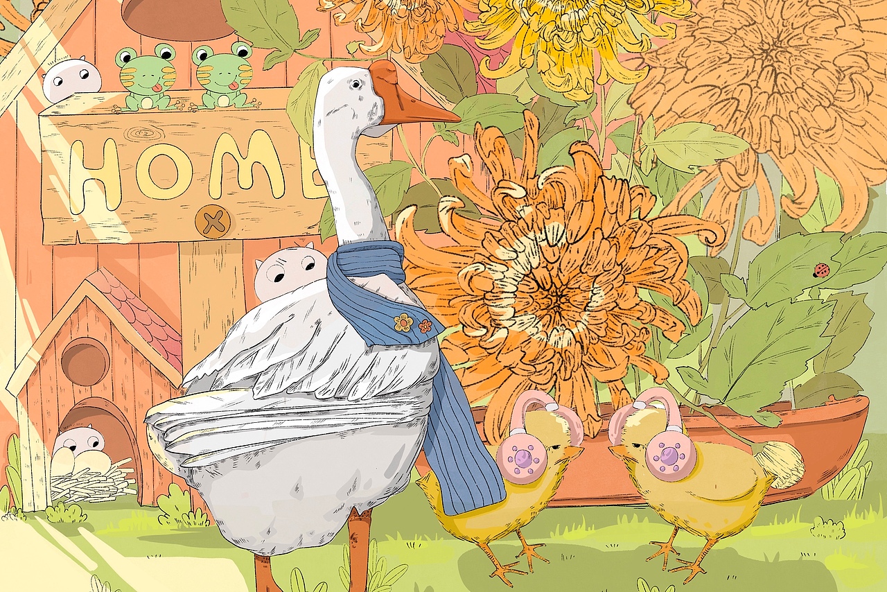 秋色（图ZMjc4MDQ0MDI0） - 创作习作 - 站酷设计师霉子糖原创素材 - 站酷ZCOOL