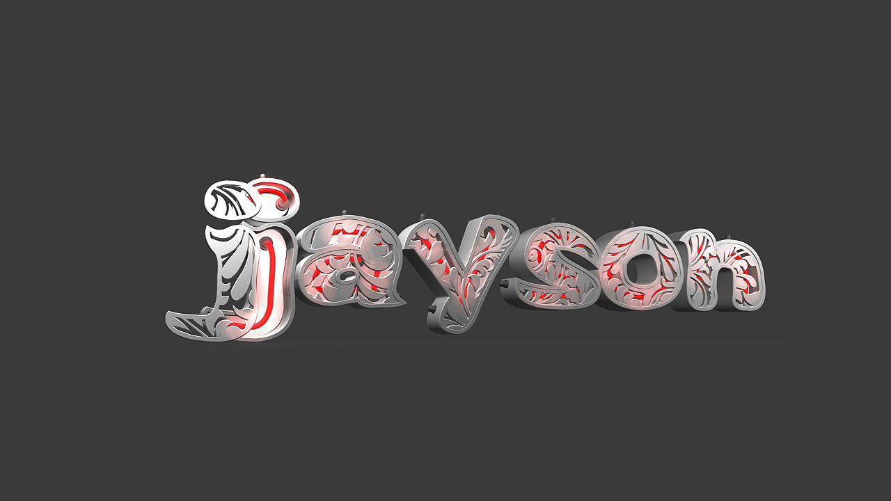 3D练习（图ZMTA5MjY4MzM2） - 字体/字形 - 站酷设计师Jaysonlee_李嘉升原创素材 - 站酷ZCOOL