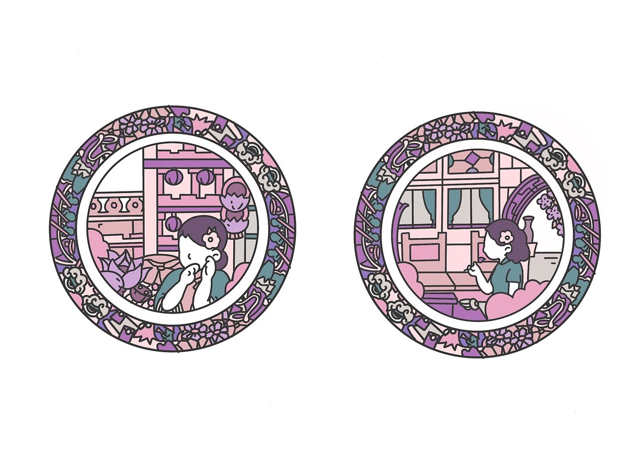 广彩与纪念品设计（图ZMTkwNTEyMzc2） - 工艺品设计 - 站酷设计师疯狂的紫菜原创素材 - 站酷ZCOOL