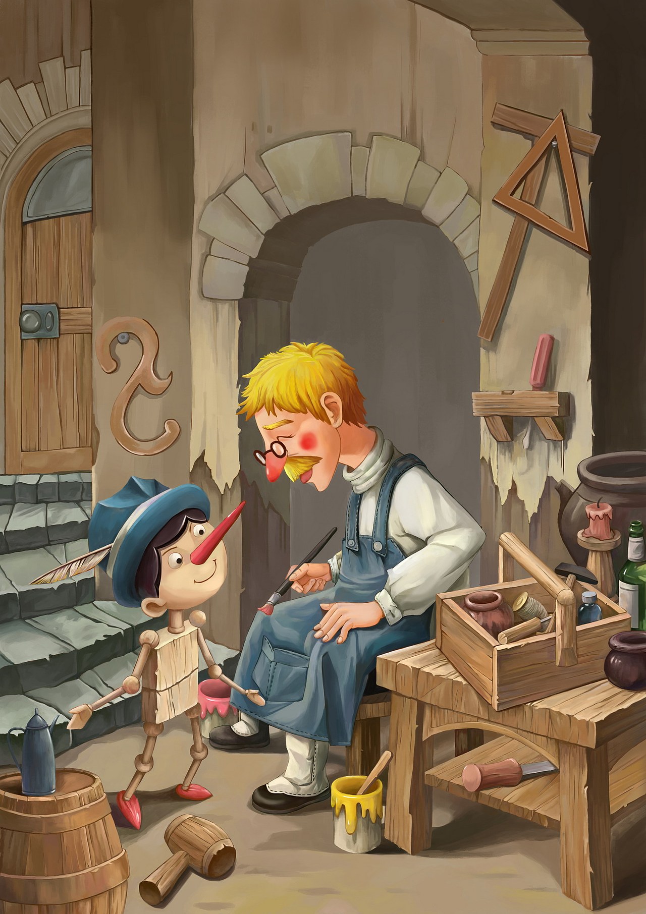 匹诺曹|插画|儿童插画|水木苍凉_原创作品-站酷zcool