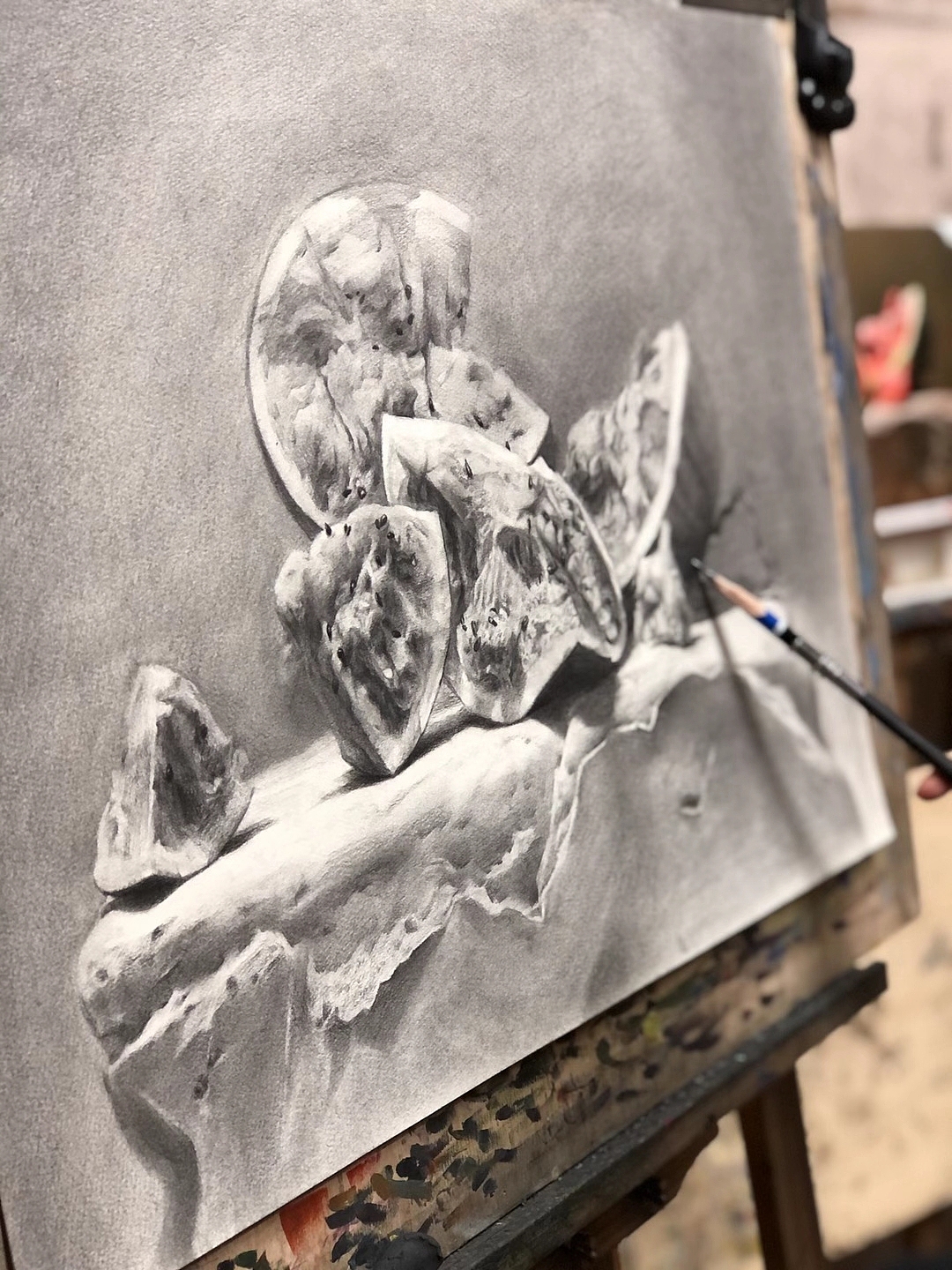 西瓜（图ZMjM3NTc4MDg4） - 绘画 - 站酷设计师阿陸原创素材 - 站酷ZCOOL