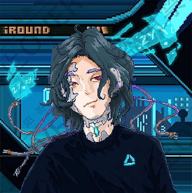 赛博朋克像素系列
