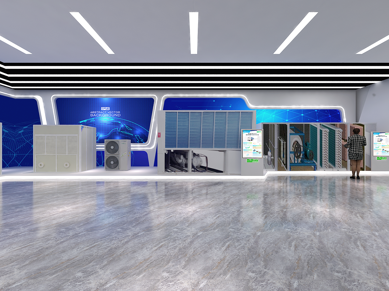 简单的展厅（图ZMTczNTMwODMy） - 展陈设计 - 站酷设计师一叶知秋设计原创素材 - 站酷ZCOOL