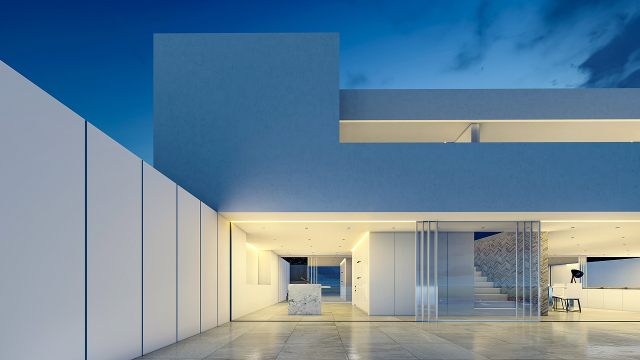 比较干净的一个场景渲染练习 br>渲染软件:lumion