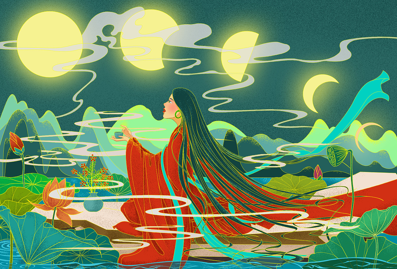 国风·相思|插画|创作习作|谢oo - 原创作品 - 站酷 (zcool)