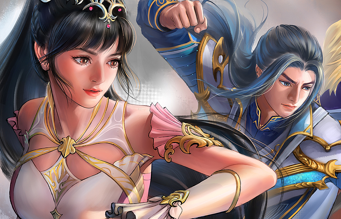 斗罗青春，对决同人（图ZMjU2MjA1ODY0） - 游戏原画 - 站酷设计师DesignerLu原创素材 - 站酷ZCOOL