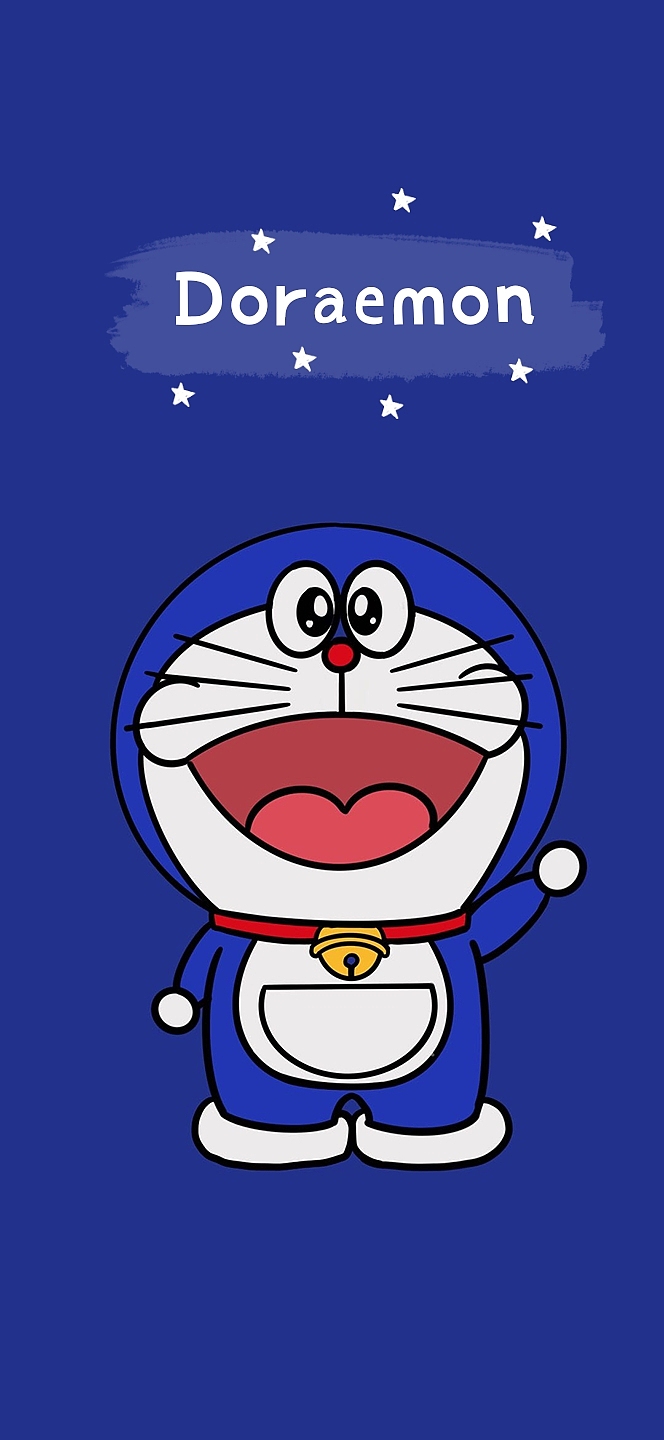 给朋友画的蓝胖子