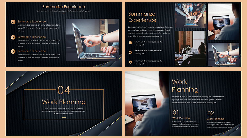 【耀你好看】工作总结高端黑金大气商务PPT5（图ZMjIxMDI5NjEy） - PPT/Keynote - 站酷设计师熊猫大人pandaren原创素材 - 站酷ZCOOL