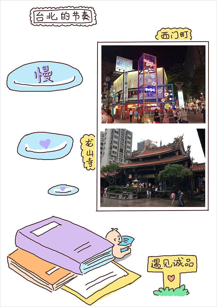 台湾亲子游，手绘全记录（图ZMzM5NzEyMjA=） - 新锐潮流插画 - 站酷设计师云端有鱼原创素材 - 站酷ZCOOL