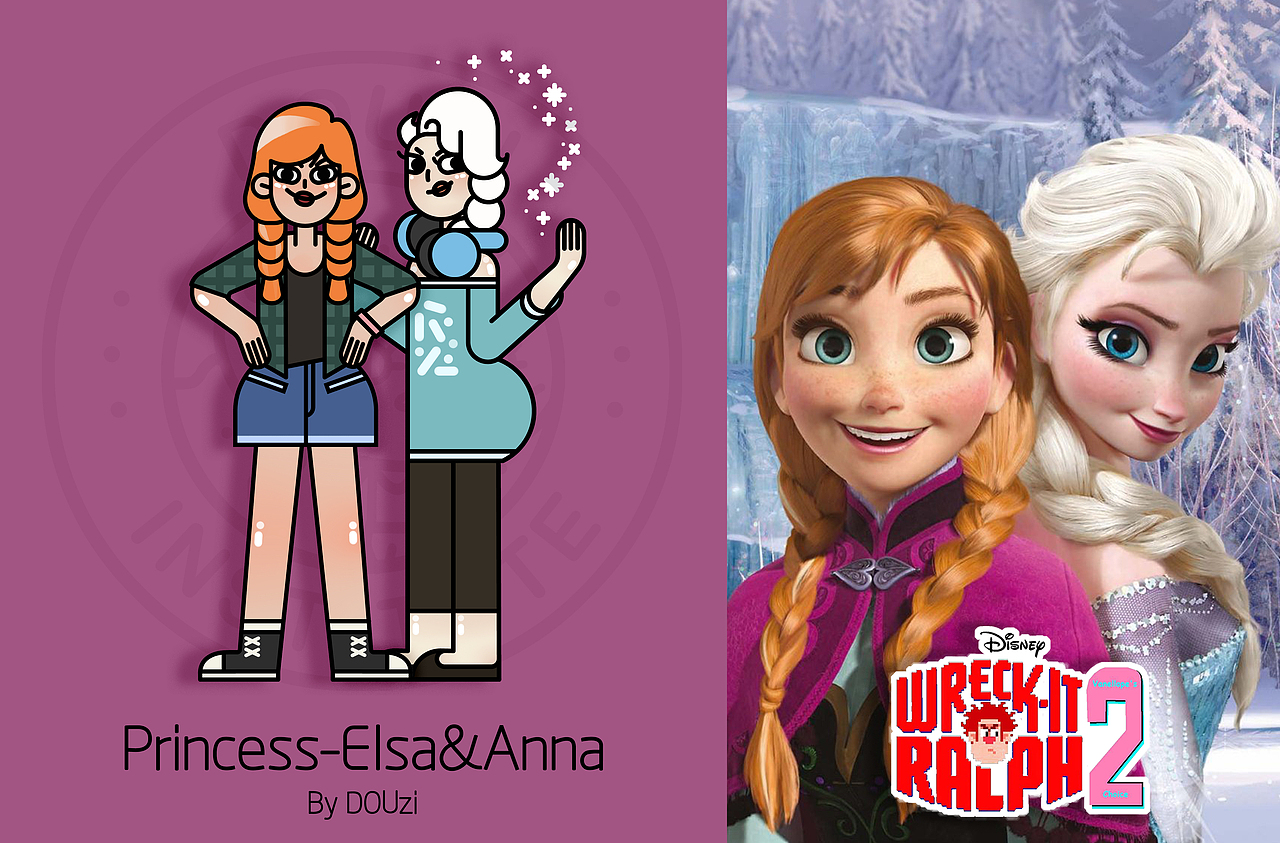 《无敌破坏王2》15个公主（图ZMTUyOTU1OTEy） - 创作习作 - 站酷设计师DOU_zi原创素材 - 站酷ZCOOL