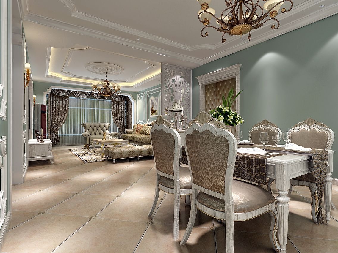 欧式洛可可田园温馨家居