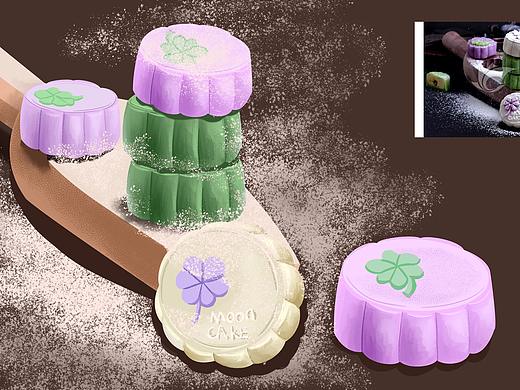 冰皮月饼（个人主页-ZNDcyOTUyODg=） - 创作习作 - 站酷设计师没有肉嘟嘟原创素材 - 站酷ZCOOL