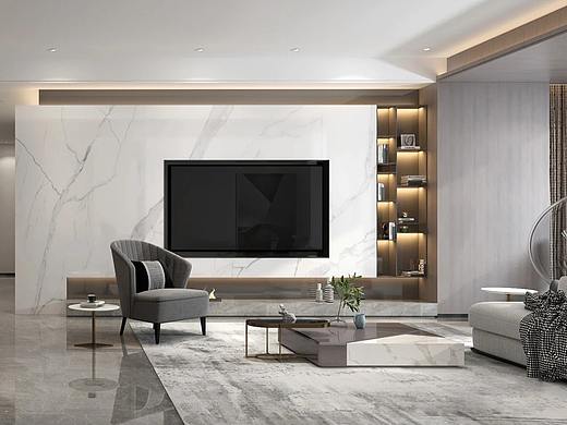 深圳装修：南山滨海之窗设计，现代简约风格