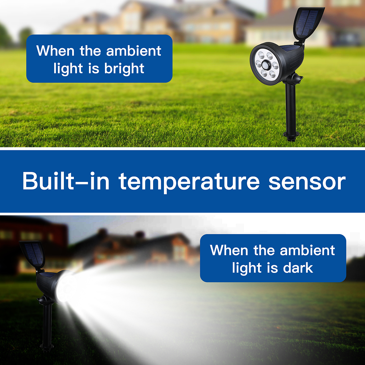 太阳能灯 主图 A+ 亚马逊
