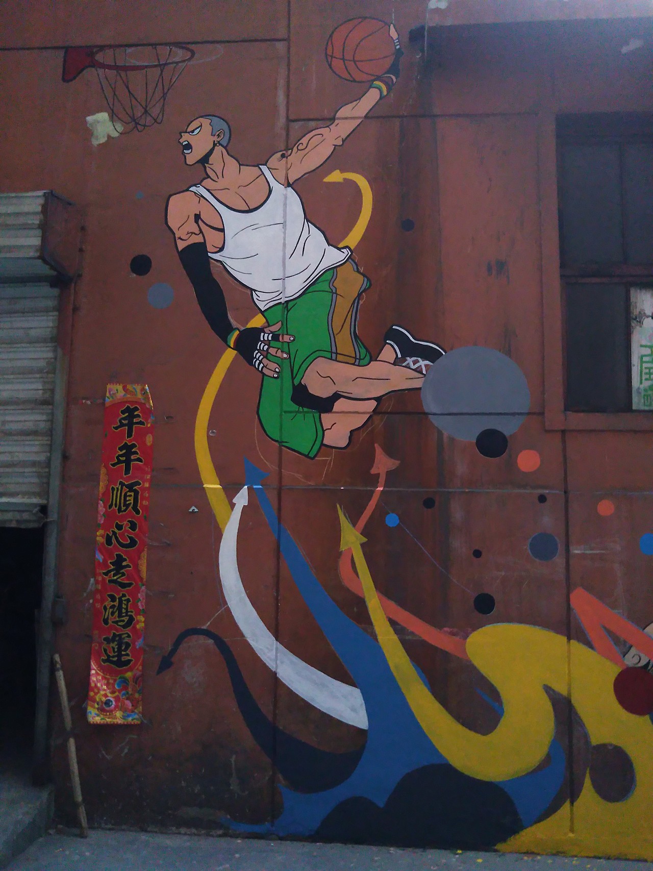 商场石家庄墙体彩绘